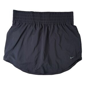 Nike Plus Size One Dri-FIT Ultra High-Waist Skort Women's 1X Black Elastic Waist